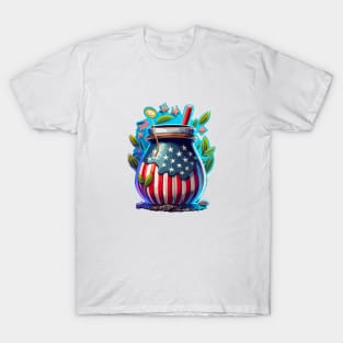 Yerba Mate American Flag T-Shirt